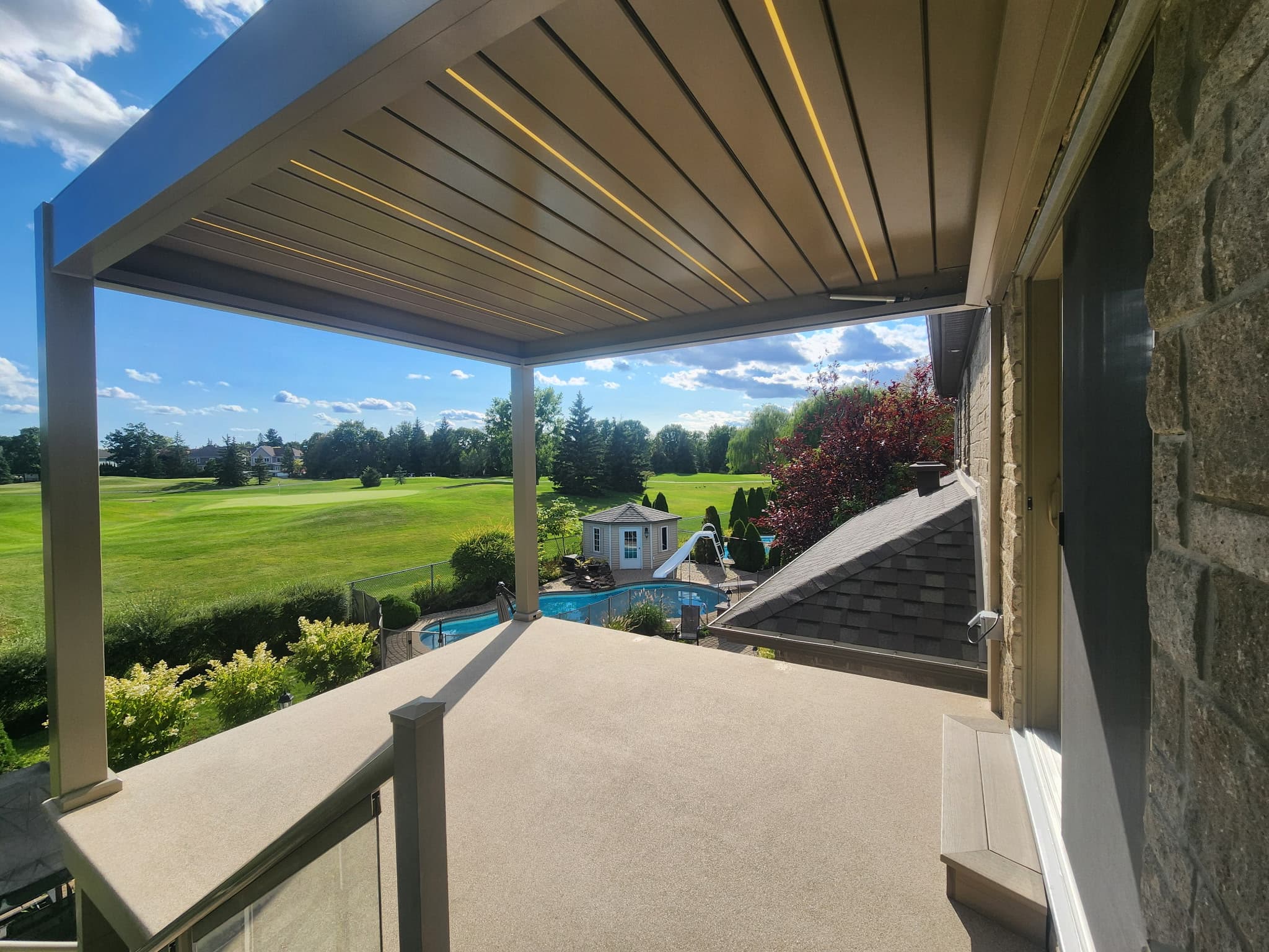 Louvered Lanai in Huntersville, NC